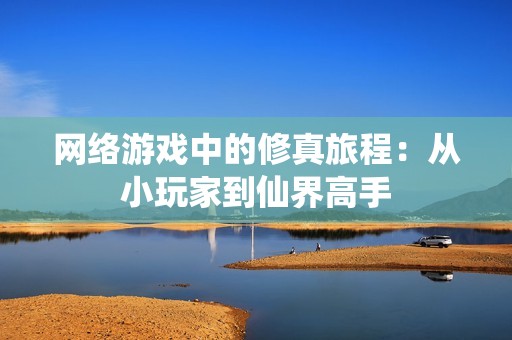 网络游戏中的修真旅程：从小玩家到仙界高手