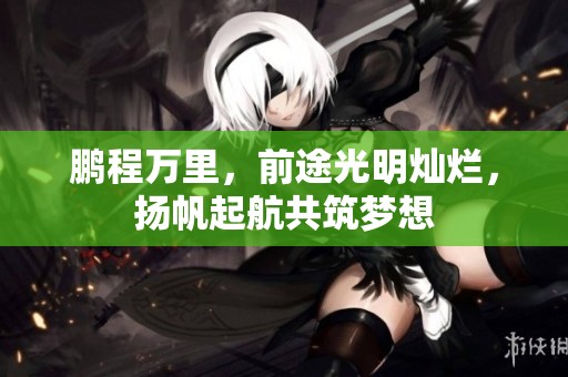 鹏程万里，前途光明灿烂，扬帆起航共筑梦想