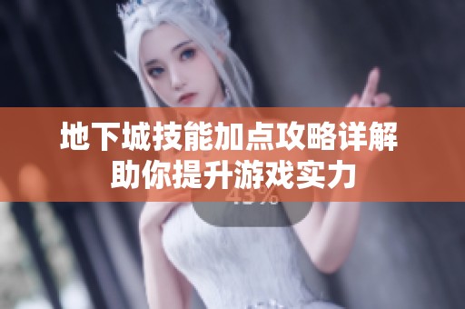 地下城技能加点攻略详解 助你提升游戏实力