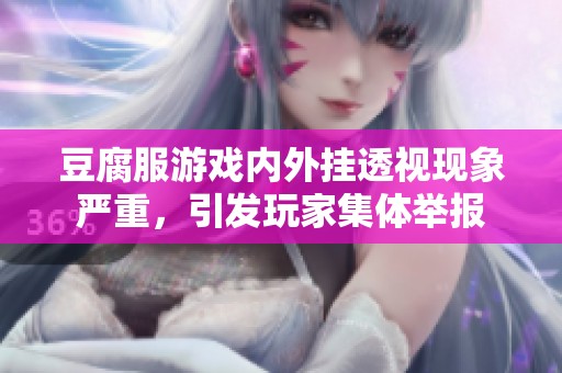 豆腐服游戏内外挂透视现象严重，引发玩家集体举报