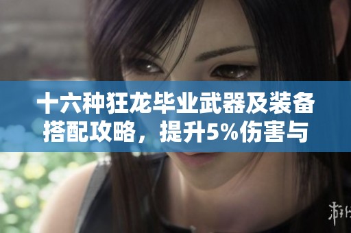 十六种狂龙毕业武器及装备搭配攻略，提升5%伤害与完美宠物选择