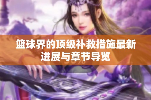 篮球界的顶级补救措施最新进展与章节导览