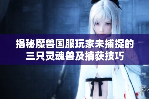 揭秘魔兽国服玩家未捕捉的三只灵魂兽及捕获技巧