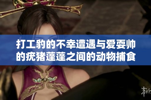 打工豹的不幸遭遇与爱耍帅的疣猪蓬蓬之间的动物捕食故事