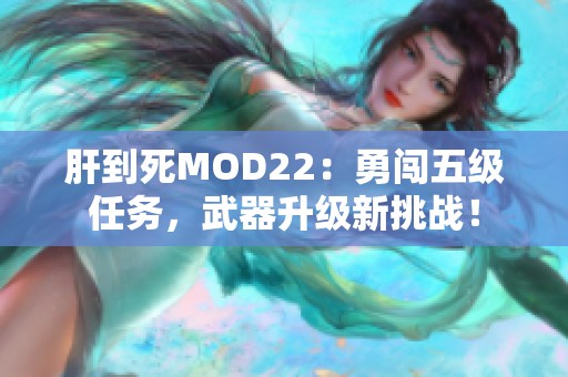肝到死MOD22：勇闯五级任务，武器升级新挑战！