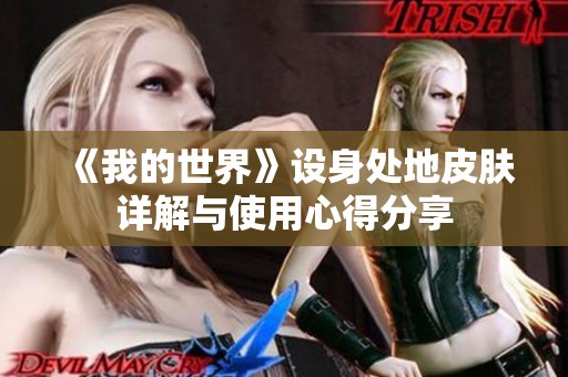 《我的世界》设身处地皮肤详解与使用心得分享