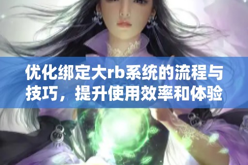 优化绑定大rb系统的流程与技巧，提升使用效率和体验