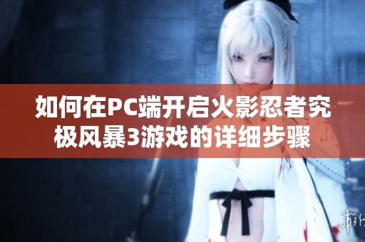 如何在PC端开启火影忍者究极风暴3游戏的详细步骤