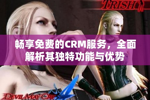 畅享免费的CRM服务，全面解析其独特功能与优势
