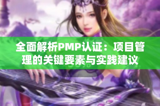 全面解析PMP认证：项目管理的关键要素与实践建议
