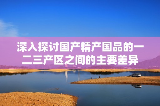 深入探讨国产精产国品的一二三产区之间的主要差异