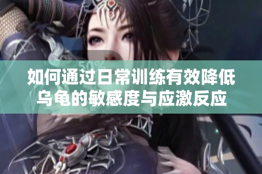 如何通过日常训练有效降低乌龟的敏感度与应激反应