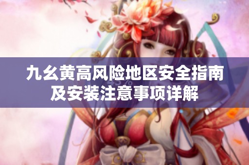 九幺黄高风险地区安全指南及安装注意事项详解