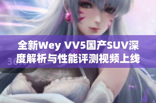 全新Wey VV5国产SUV深度解析与性能评测视频上线