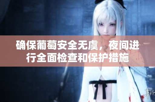确保葡萄安全无虞，夜间进行全面检查和保护措施