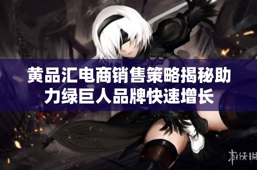 黄品汇电商销售策略揭秘助力绿巨人品牌快速增长