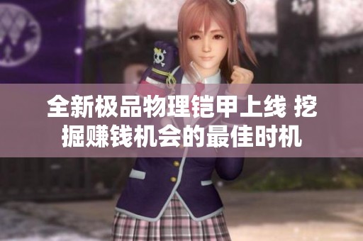 全新极品物理铠甲上线 挖掘赚钱机会的最佳时机