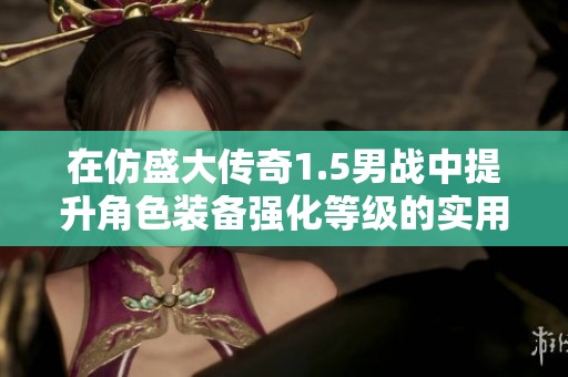 在仿盛大传奇1.5男战中提升角色装备强化等级的实用技巧与方法