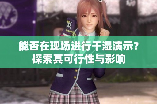 能否在现场进行干湿演示？探索其可行性与影响