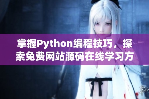 掌握Python编程技巧，探索免费网站源码在线学习方法