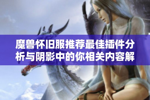 魔兽怀旧服推荐最佳插件分析与阴影中的你相关内容解读