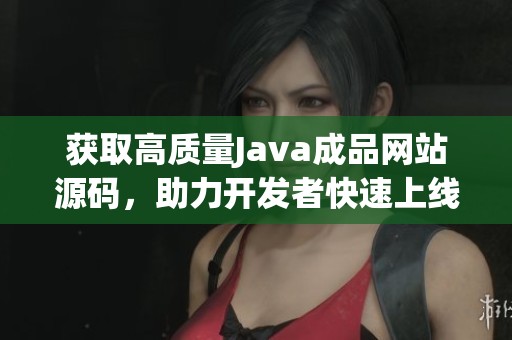 获取高质量Java成品网站源码，助力开发者快速上线