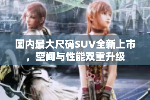 国内最大尺码SUV全新上市，空间与性能双重升级