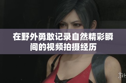 在野外勇敢记录自然精彩瞬间的视频拍摄经历