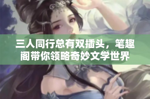 三人同行总有双插头，笔趣阁带你领略奇妙文学世界