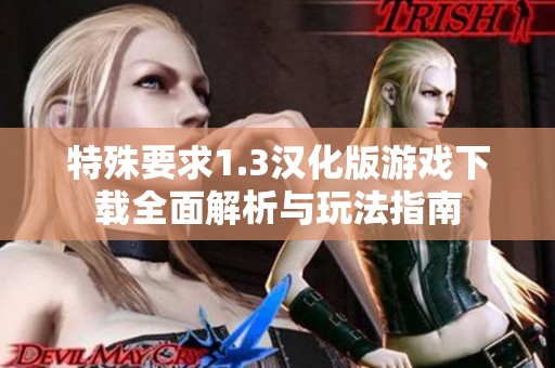 特殊要求1.3汉化版游戏下载全面解析与玩法指南