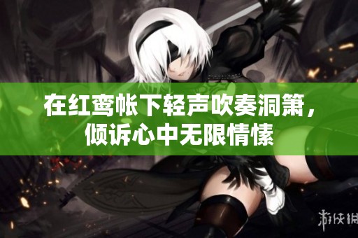 在红鸾帐下轻声吹奏洞箫，倾诉心中无限情愫