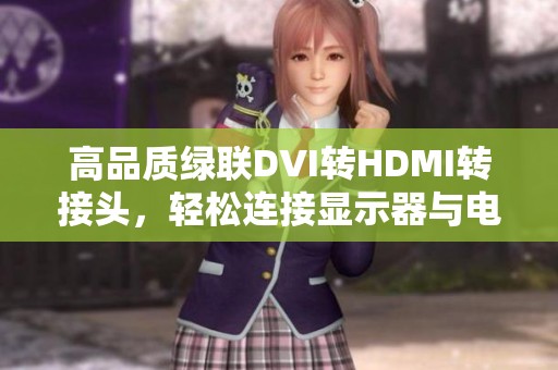高品质绿联DVI转HDMI转接头，轻松连接显示器与电脑显卡