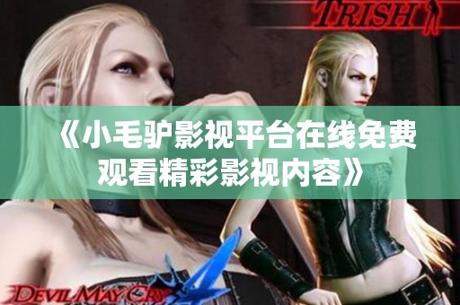 《小毛驴影视平台在线免费观看精彩影视内容》