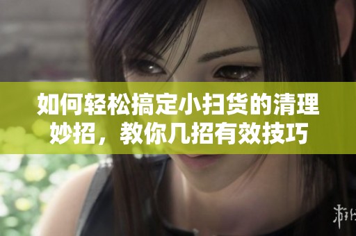 如何轻松搞定小扫货的清理妙招，教你几招有效技巧