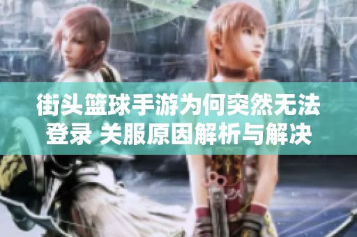 街头篮球手游为何突然无法登录 关服原因解析与解决方案