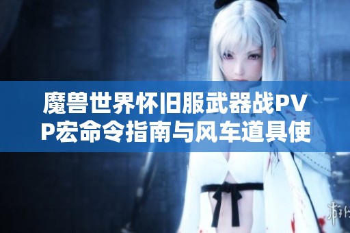 魔兽世界怀旧服武器战PVP宏命令指南与风车道具使用技巧