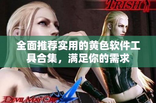 全面推荐实用的黄色软件工具合集，满足你的需求