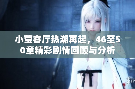 小莹客厅热潮再起，46至50章精彩剧情回顾与分析