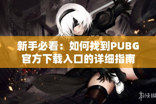 新手必看：如何找到PUBG官方下载入口的详细指南