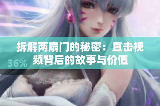 拆解两扇门的秘密：直击视频背后的故事与价值