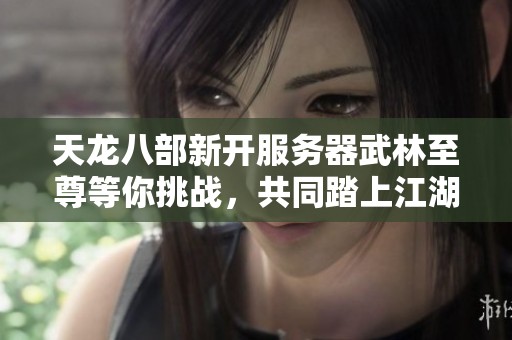 天龙八部新开服务器武林至尊等你挑战，共同踏上江湖之旅