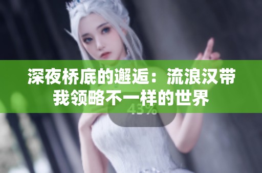 深夜桥底的邂逅：流浪汉带我领略不一样的世界
