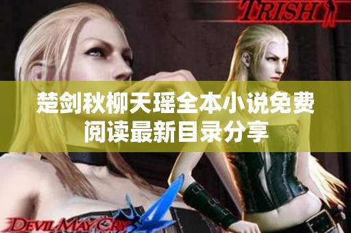 楚剑秋柳天瑶全本小说免费阅读最新目录分享
