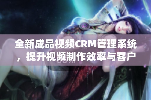 全新成品视频CRM管理系统，提升视频制作效率与客户体验