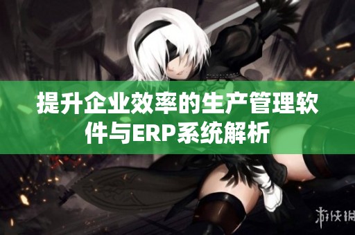 提升企业效率的生产管理软件与ERP系统解析