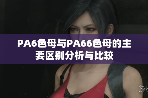 PA6色母与PA66色母的主要区别分析与比较