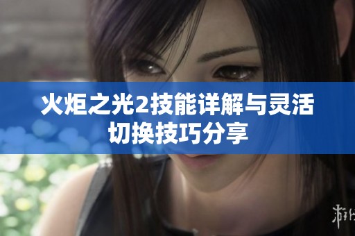 火炬之光2技能详解与灵活切换技巧分享