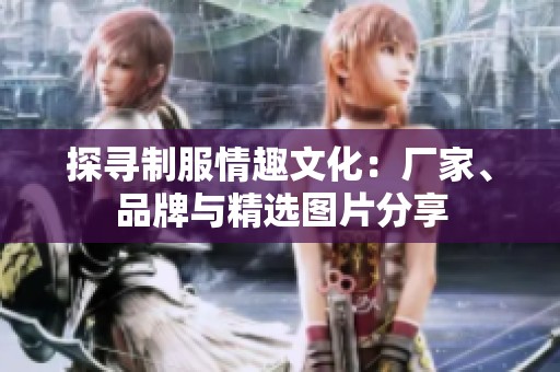 探寻制服情趣文化：厂家、品牌与精选图片分享