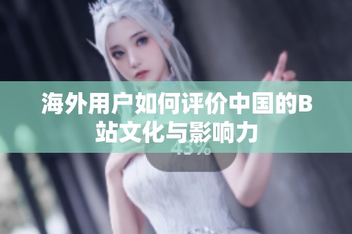 海外用户如何评价中国的B站文化与影响力