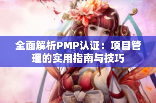 全面解析PMP认证：项目管理的实用指南与技巧